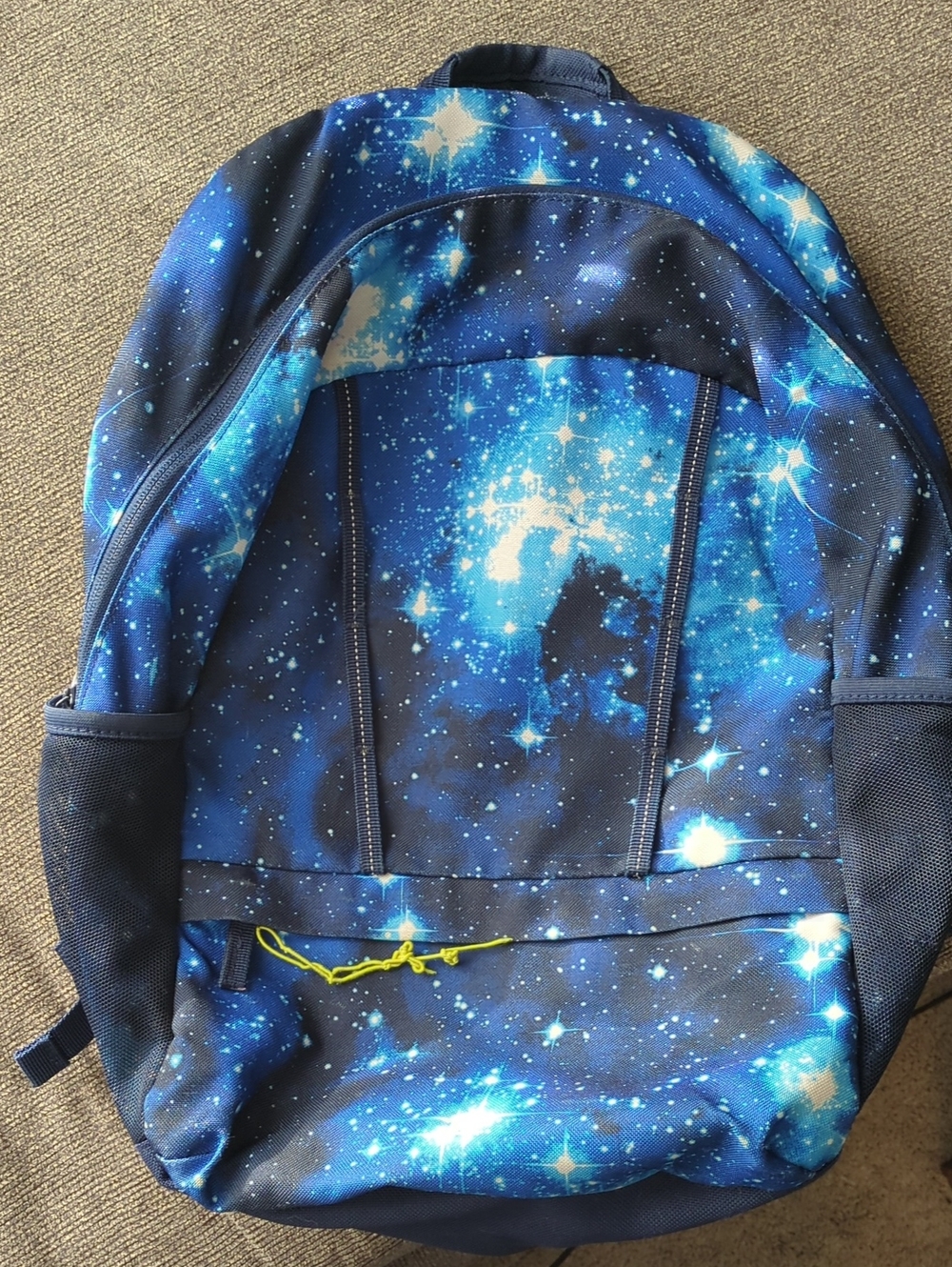 Lands' End Blue Galaxy Kids Backpack